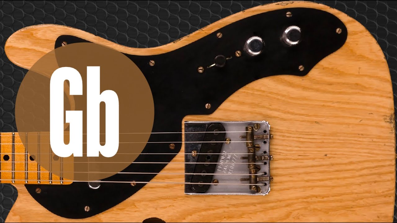 Gb MAJOR Backing Track Soulful Chill Smooth Guitar Play Along
