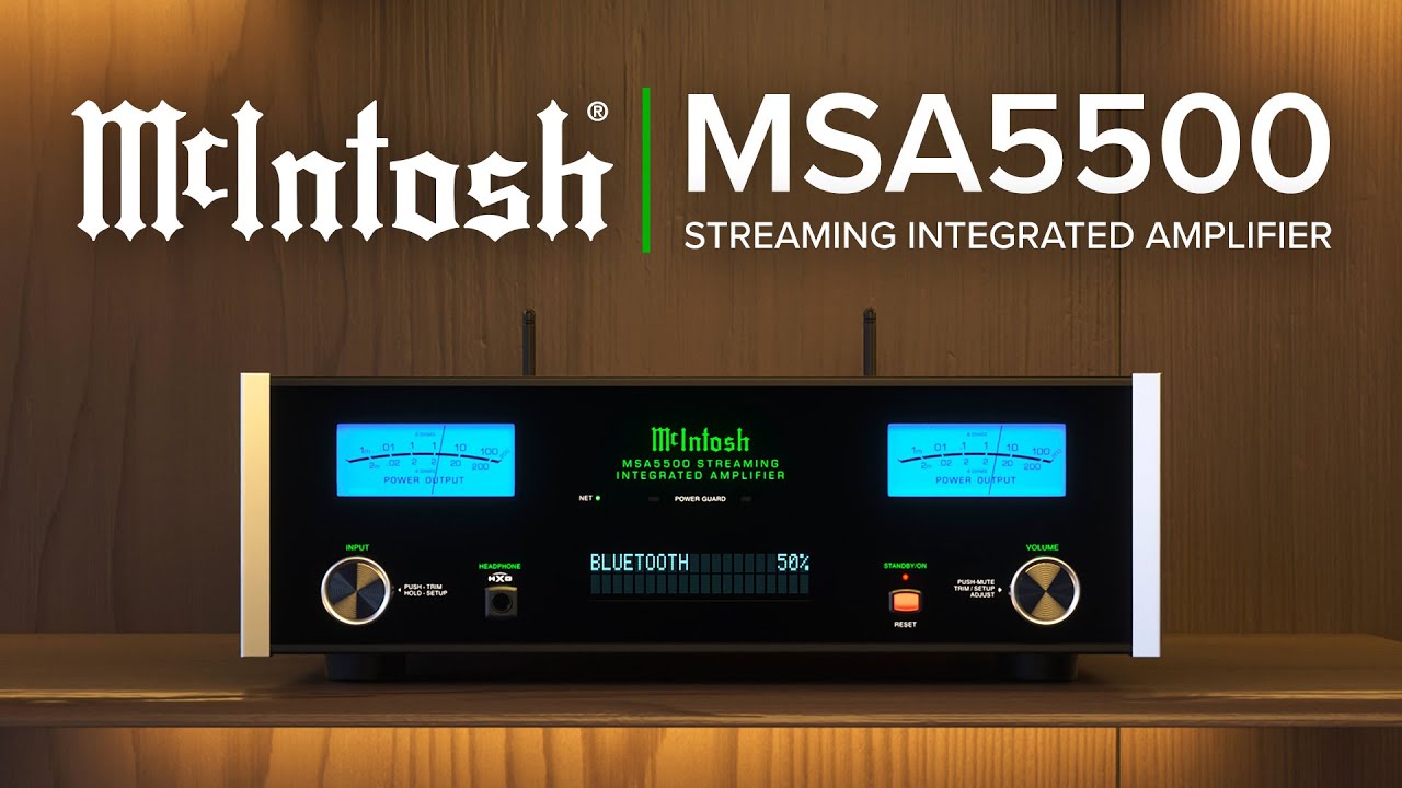 McIntosh MSA5500 Overview: The Best Streaming Integrated Amplifier? 🤔
