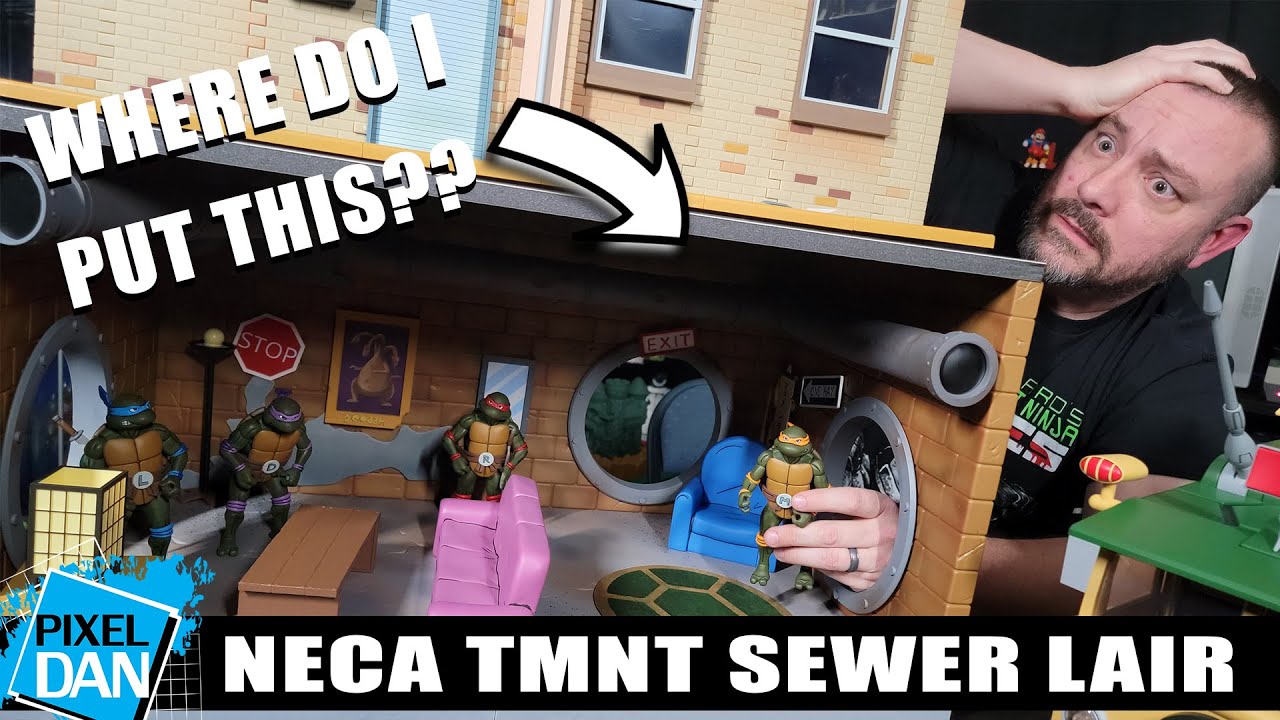 Лучше ли игровой набор NECA TMNT Sewer Lair, чем оригинал!?
