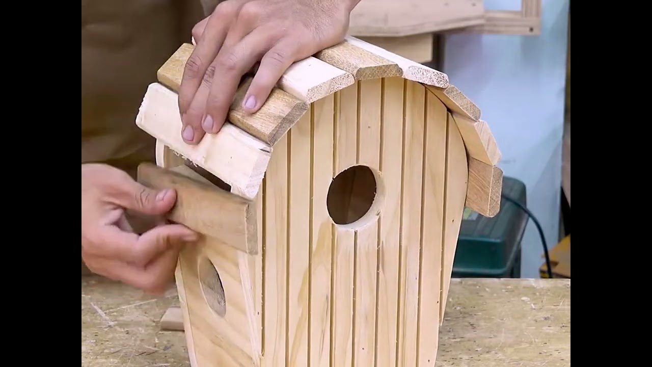 Create amazing bird feeder from solid wood in minutes.