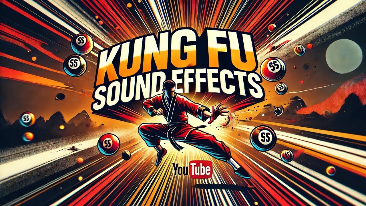 Kung Fu Sound Effects With Drawing