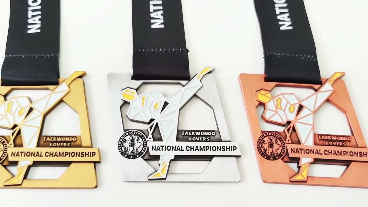 Premium Custom Taekwondo Medals for Tournaments | Real Metal Medal Showcase