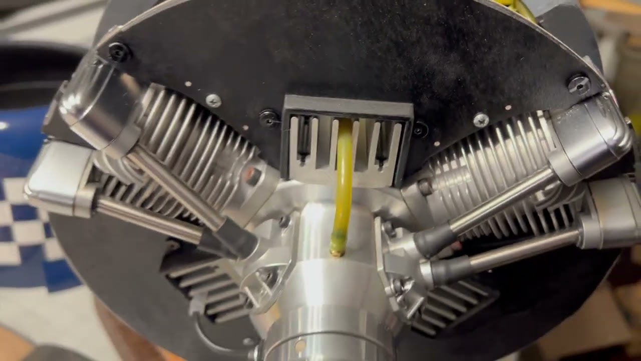 Saito FG90R-3 baffling in a BH Corsair V1