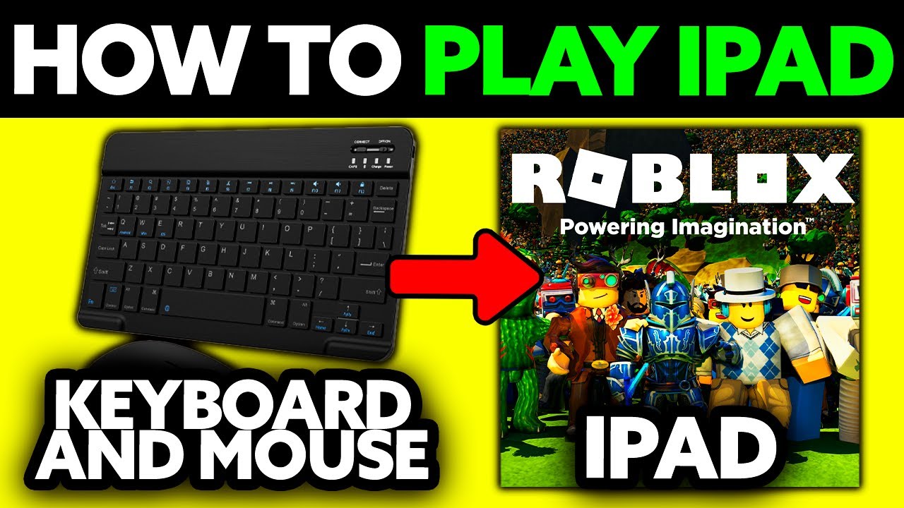 Как играть в Roblox с помощью клавиатуры и мыши iPad? (2025)