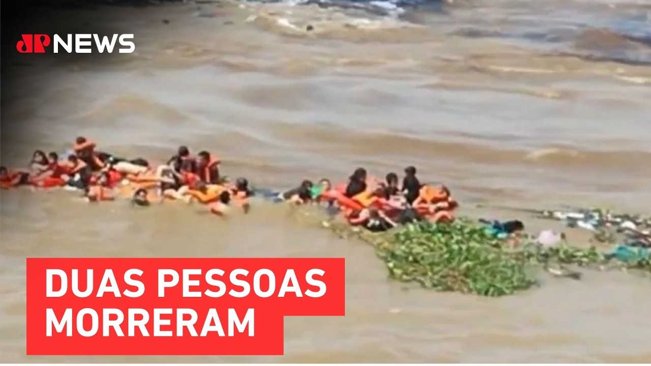 Equipes retomam buscas após naufrágio em Manaus