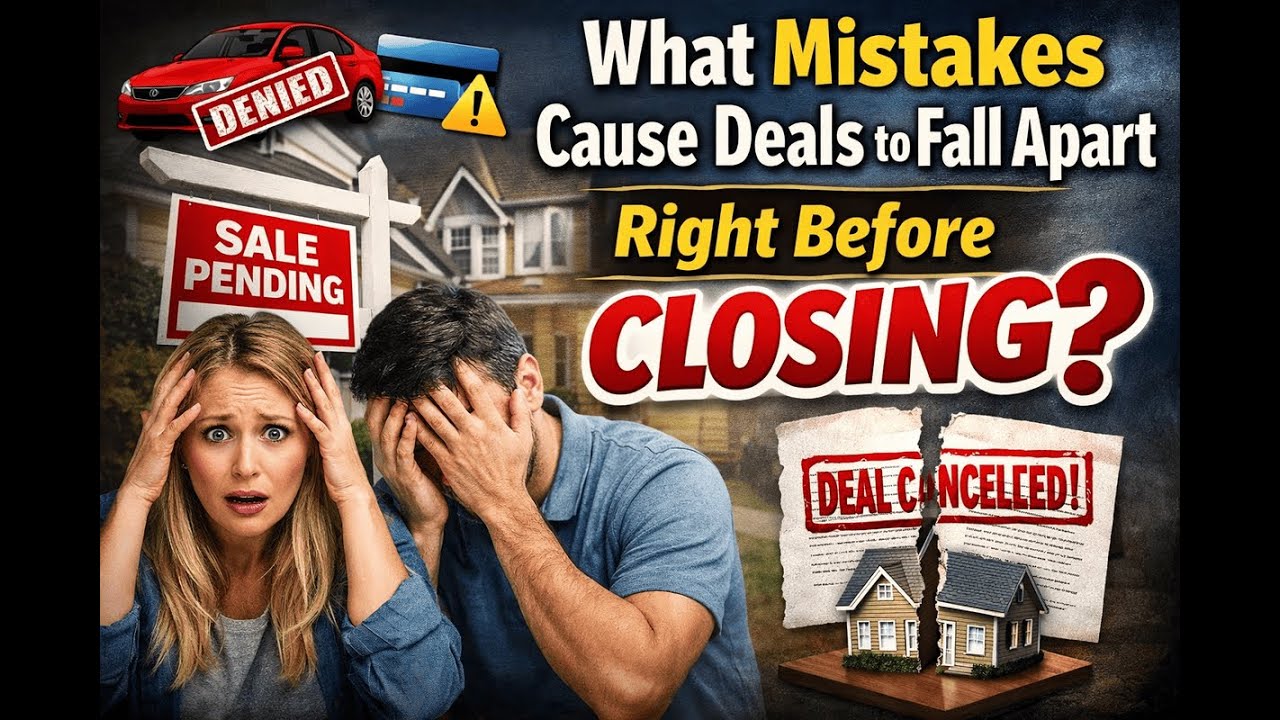 What Mistakes Cause Deals to Fall Apart Right Before Closing?
