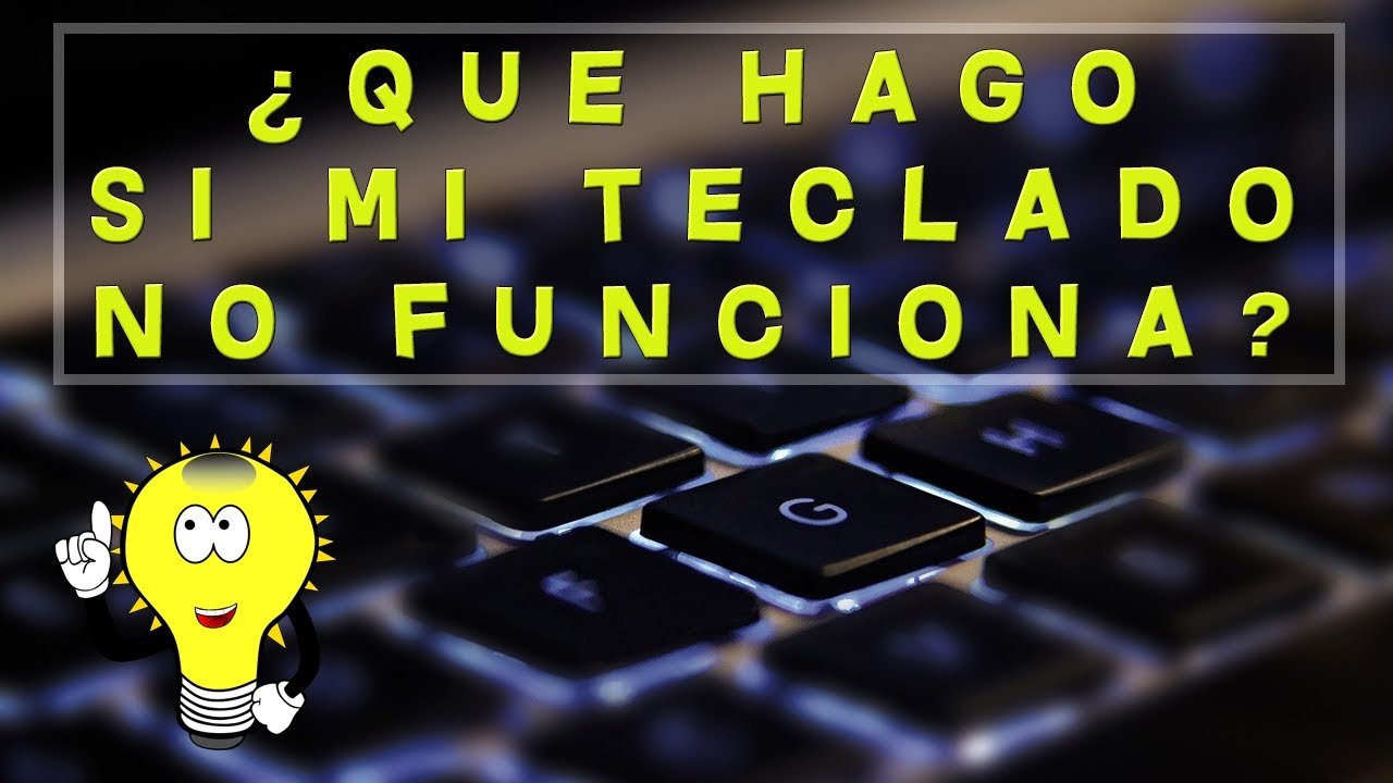 ¿QUE HAGO SI MI TECLADO NO FUNCIONA? 😵 (solución)