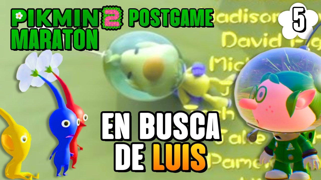 🔴 ¡Al rescate de Luis! 🌼 Pikmin 2 - Maratón de Pikmin #5