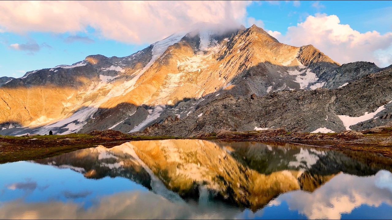 Swiss Alps: Wild Camping & Glaciers | Overnight Hike at 3000m | 4K Adventure 🇨🇭