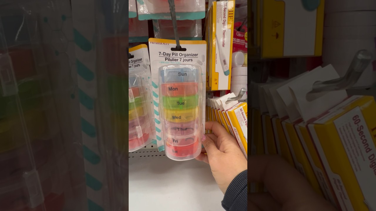 Pill 💊 Organizers $1.25 @ Dollar Tree! 3/7/2024