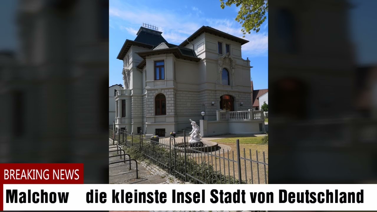 Die kleinste Insel Stadt Malchow