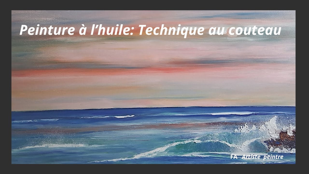 Peinture à l’huile au couteau – Semi-abstrait en 8 minutes#ShortArtVideo #PeintureALhuile
