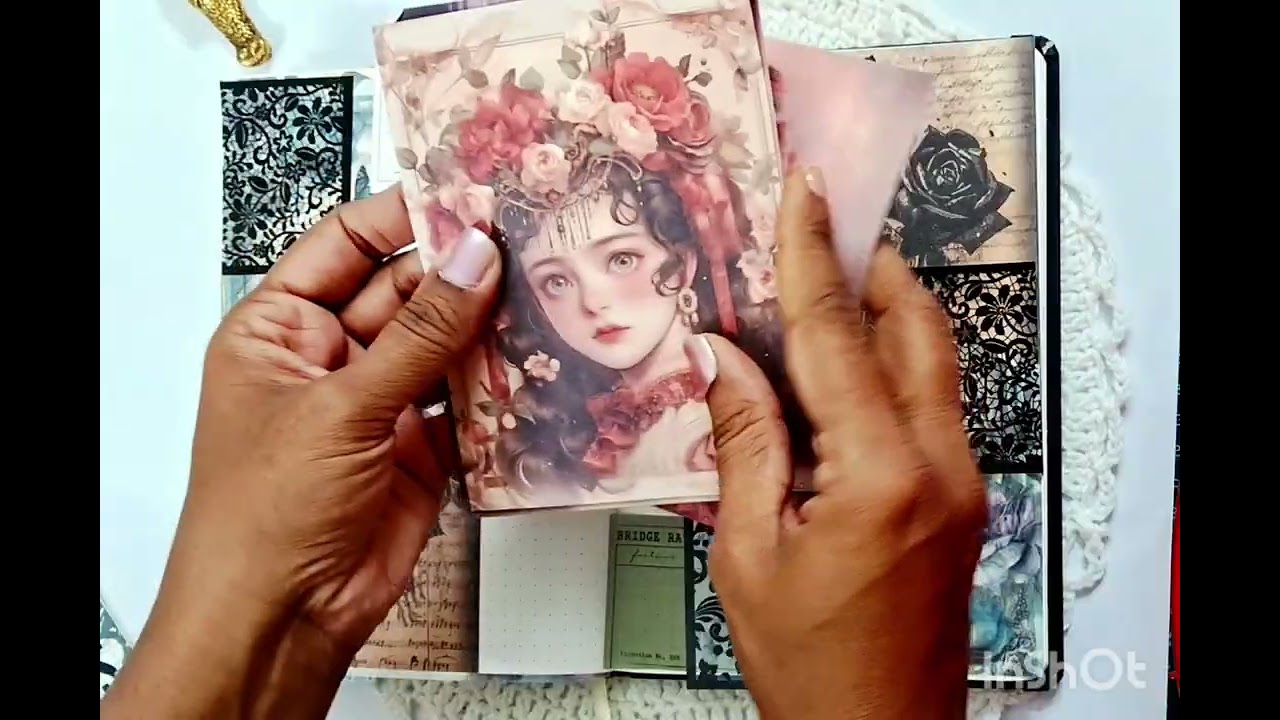 ASMR JOURNALING ✨️ VALENTINE'S Special   #asmr #diy #fyp #scrapbooking #journal #creativejournaling