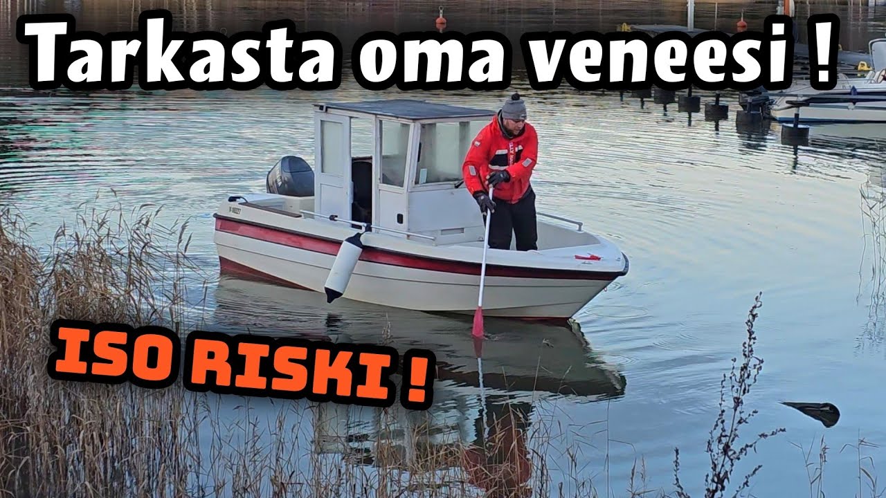 T&auml;m&auml; virhe Upottaa veneit&auml; pakkasella - L&ouml;ysin sen MOLEMMISTA veneist&auml;ni!