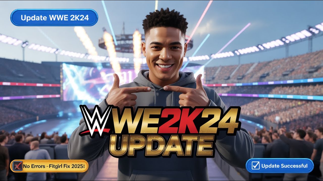Как обновить WWE 2K24 без ошибок (2025 Fitgirl Repack)