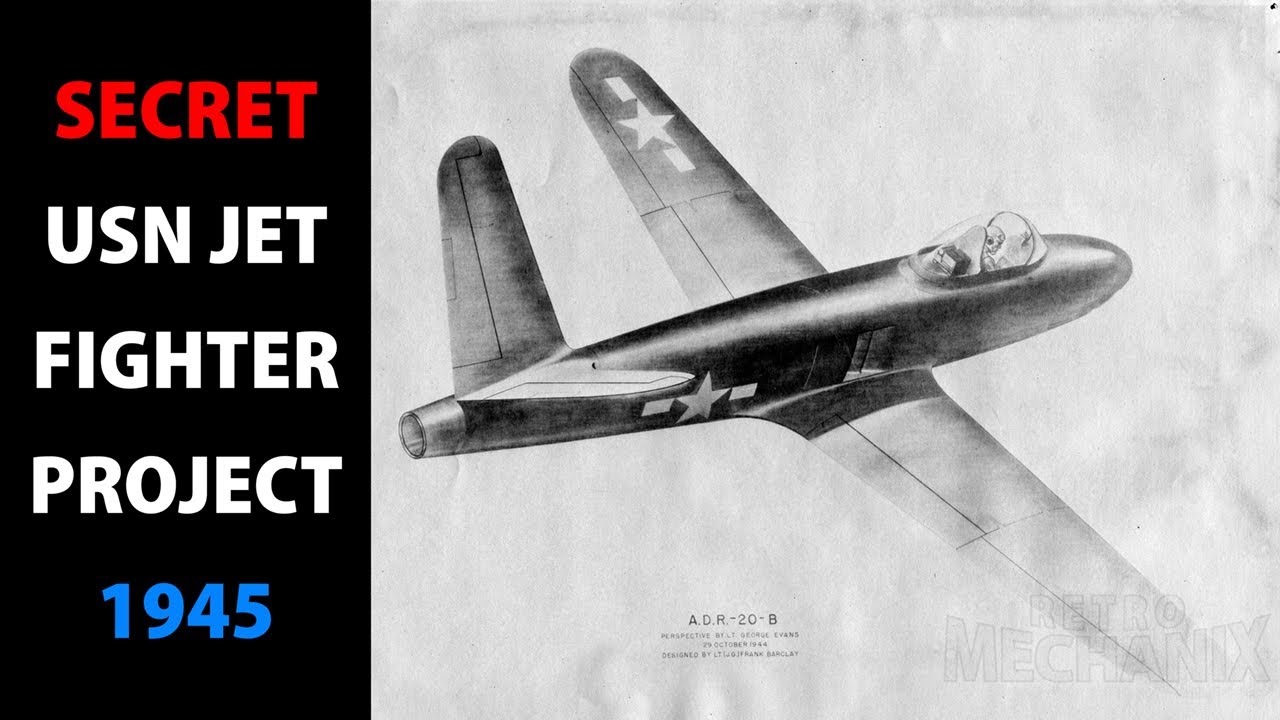 US Navy ADR Jet & Turboprop Studies of 1945, Snead XLRH-1 Glider, Early Douglas Aircraft Blueprints