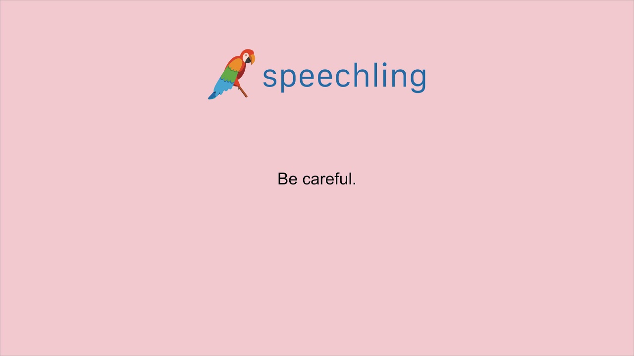 How to say 