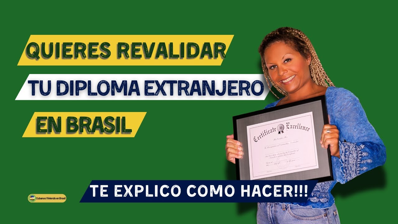 Quieres rivalidar tu diploma extranjero en Brasil?.Te explico como hacer!!#emigrarabrasil #diploma