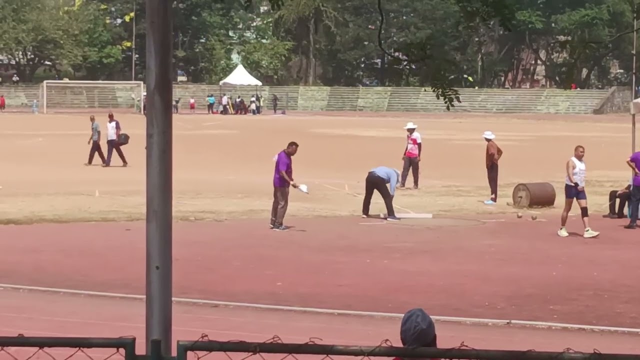 National Men's shot put final 50+ Master athletics championship kerala.