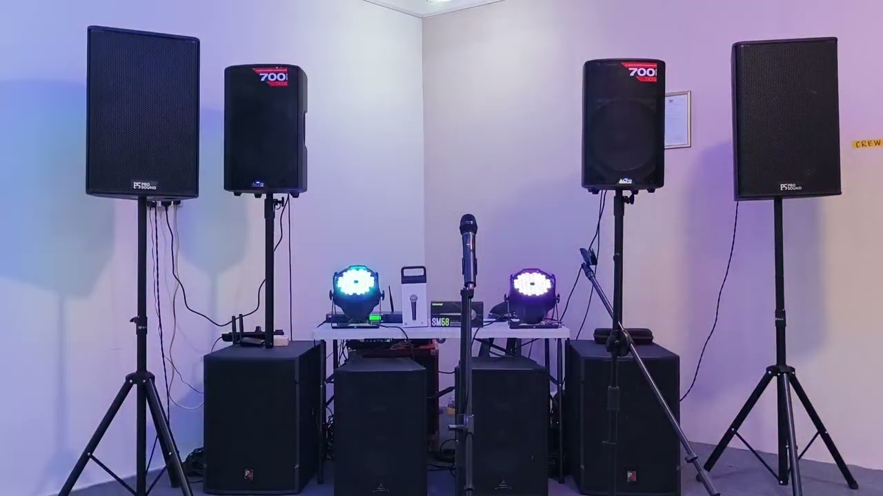 Full PA Sound System Test | Alto TX315 + Pro Sound Malaysia Subs + DBX Tuning