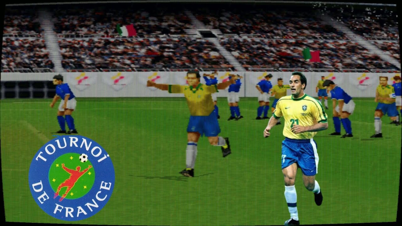 Winning Eleven 1997: Tournoi de France - Brazil 🇧🇷 [PS1]