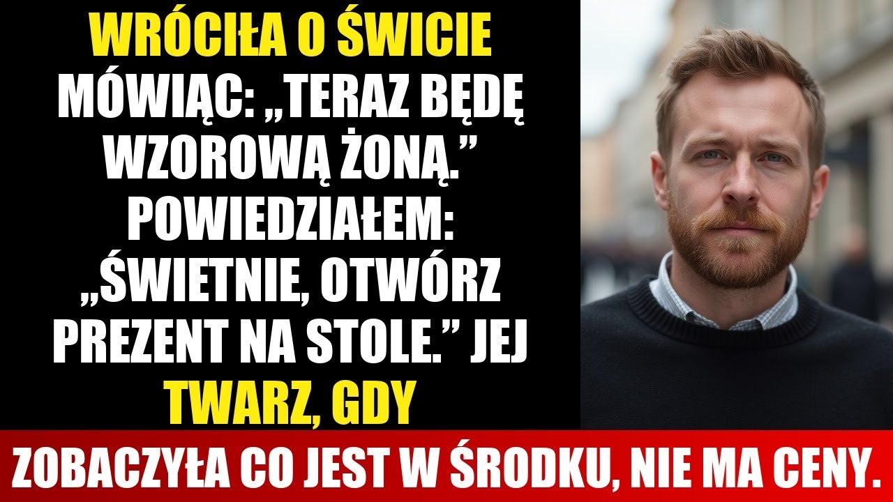 WRÓCIŁA O ŚWICIE Z UŚMIECHEM ZDRADY — PREZENT NA STOLE JĄ SPARALIŻOWAŁ