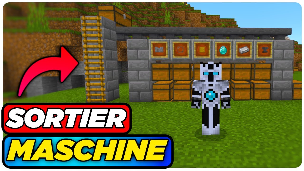SCHNELL und EINFACH Automatisches Lager Bauen! Minecraft Bedrock 1.21