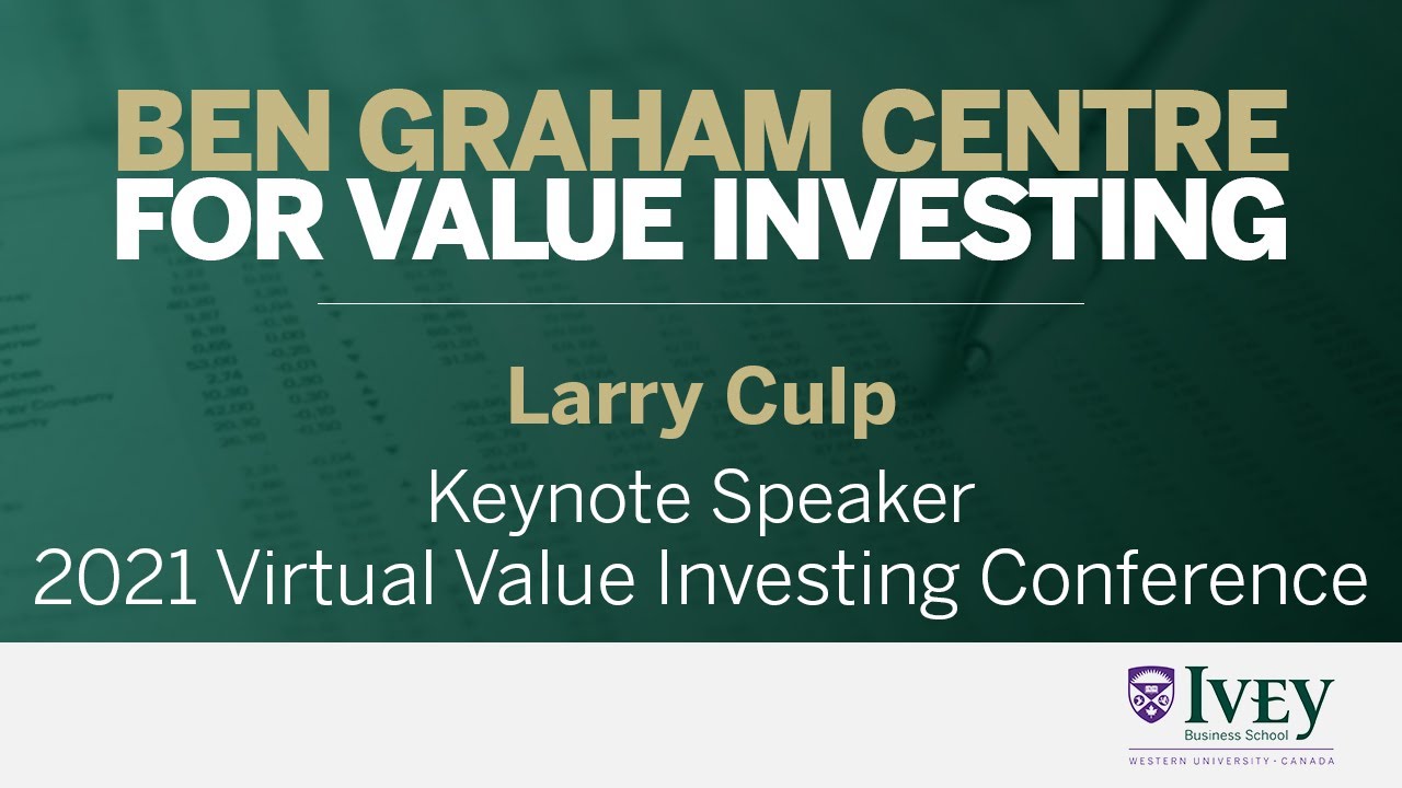 2021 Virtual Value Investing Conference | Keynote Speaker: Larry Culp