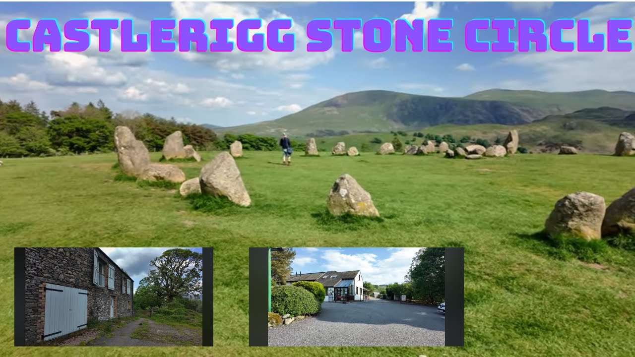 castlerigg farm campsite to castlerigg stone circle walk - keswick