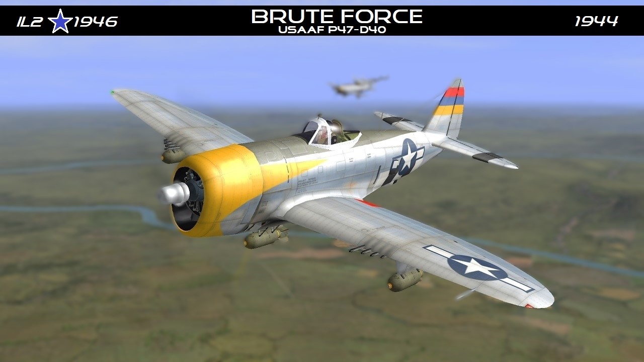 Brute Force USAAF P47D40 #il21946 4K UHD