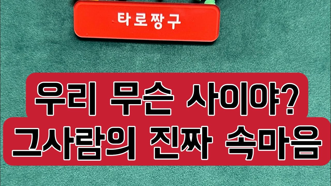 [타로짱구] 희망고문 없는 현실직시 타로