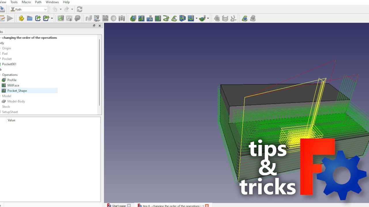 Change CNC Operation Order for Better Toolpaths &ndash; FreeCAD CAM Tip 8 (Workflow Trick)