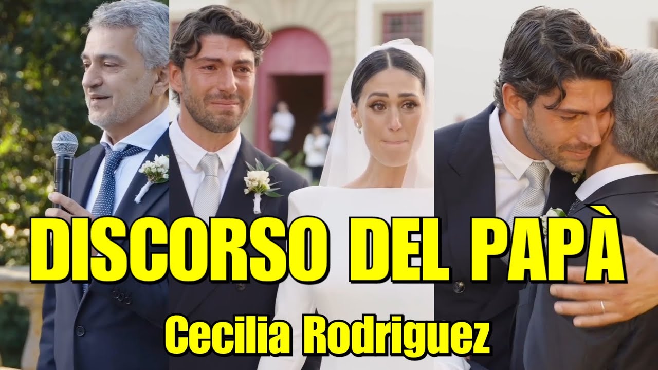 Cecilia Rodriguez e Ignazio Moser scoppiano a piangere al loro matrimonio per il discorso di Gustavo