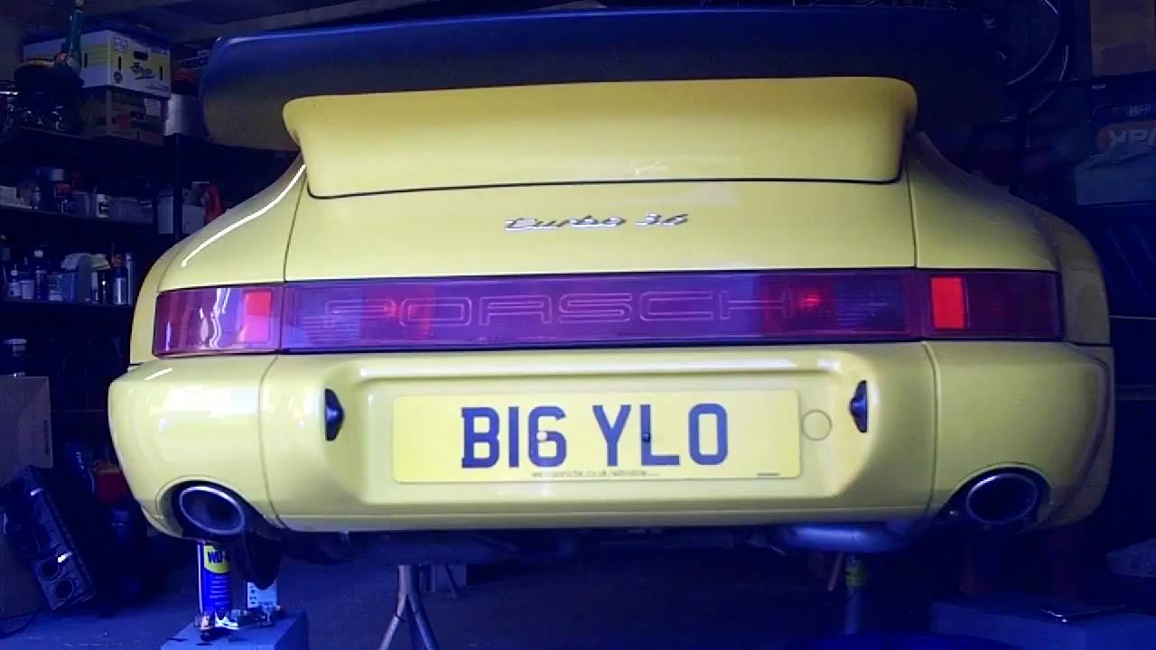 Porsche Turbo 3.6 with Cat bypass and g-pipe set up