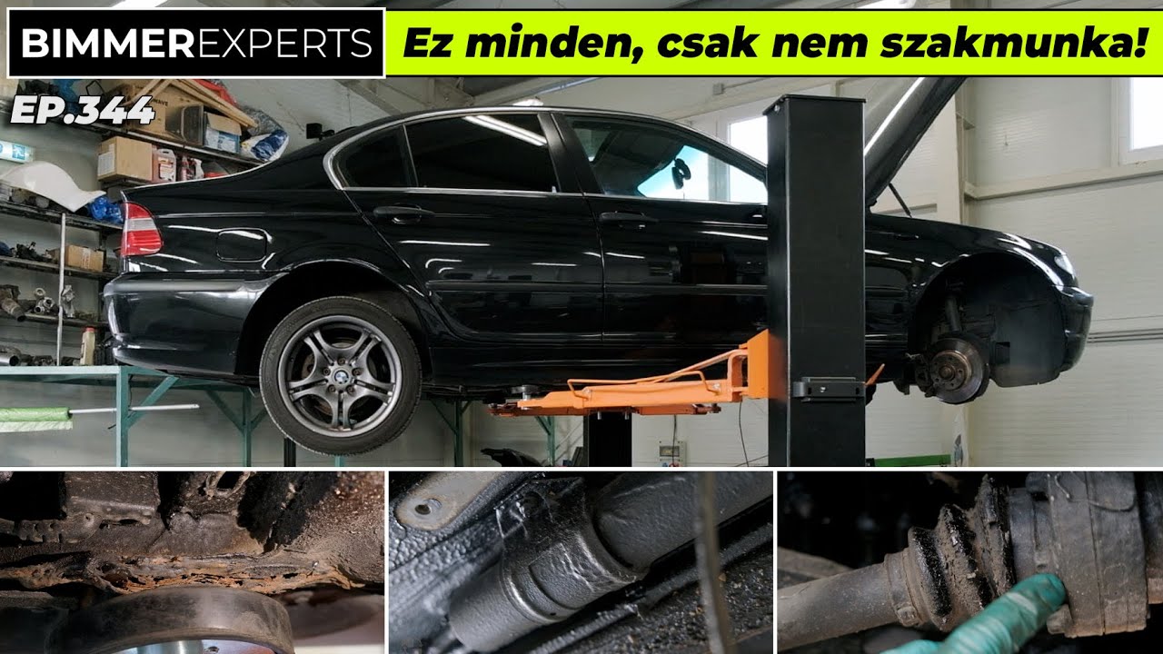 BMW E46 - Alvázvédelmet így ne! / BMW 340i F31 (B58) - Bimmer Experts Ep.344