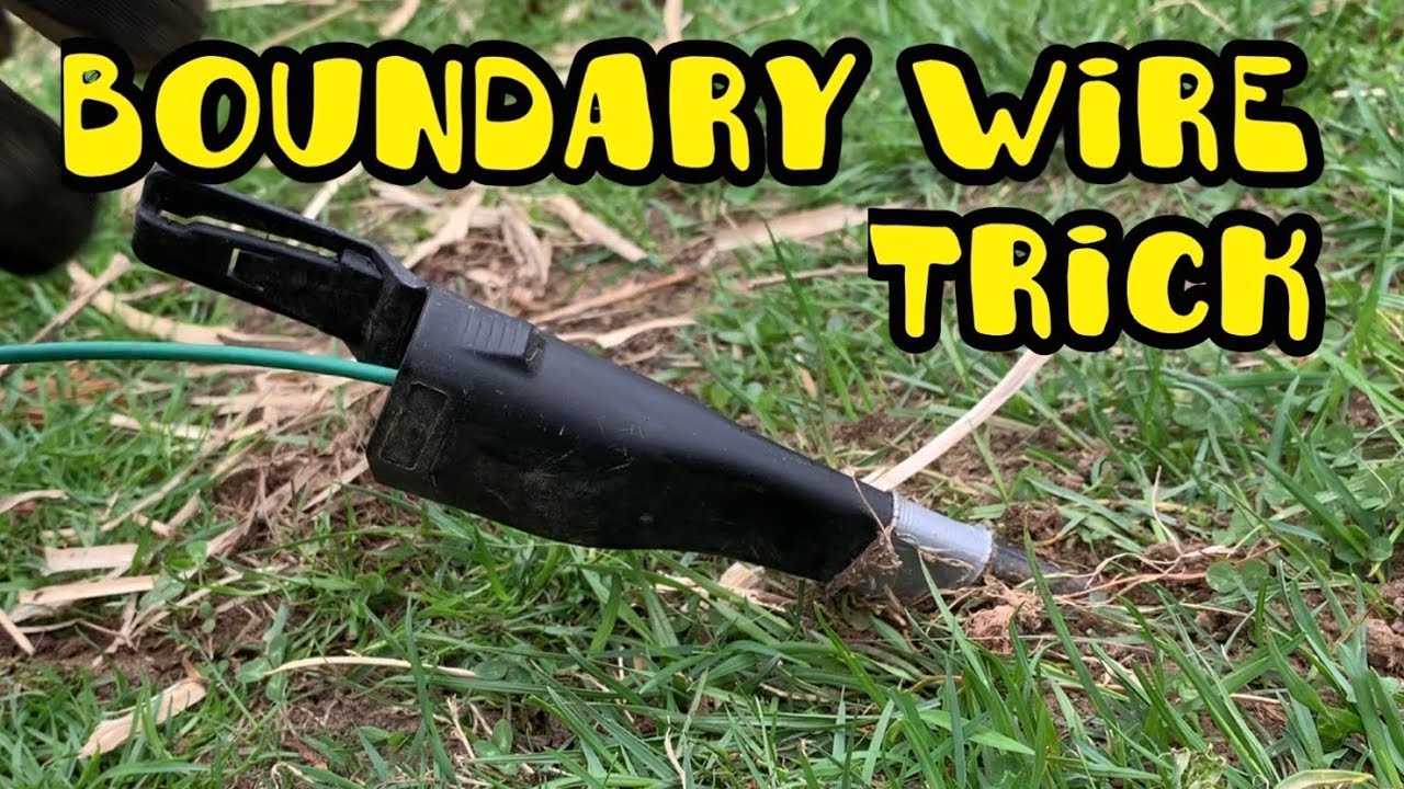 Simple Trick to Bury Robot Mower Boundary Wire – No Special Tools
