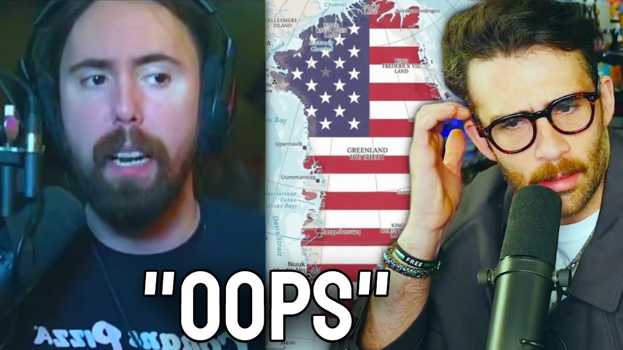 Asmongold's Greenland Take Made His Audience Mad | HasanAbi Reacts