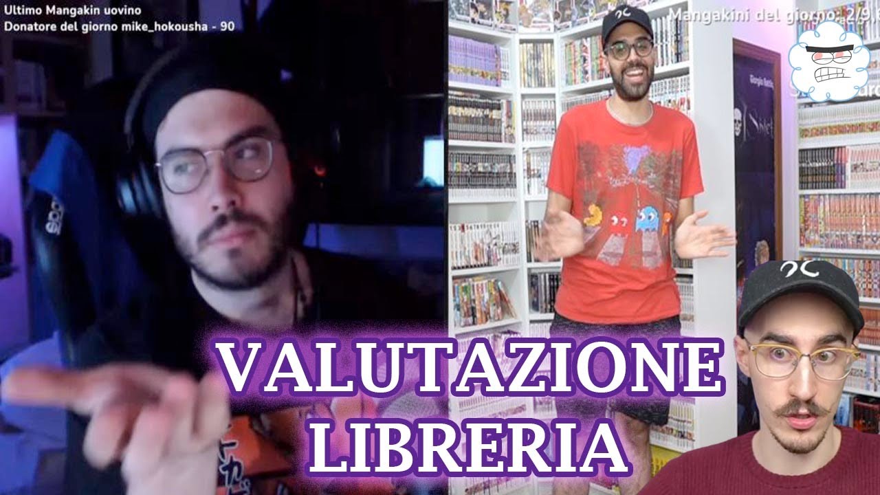 Dario e Volpescu valutano la libreria di Mangaka