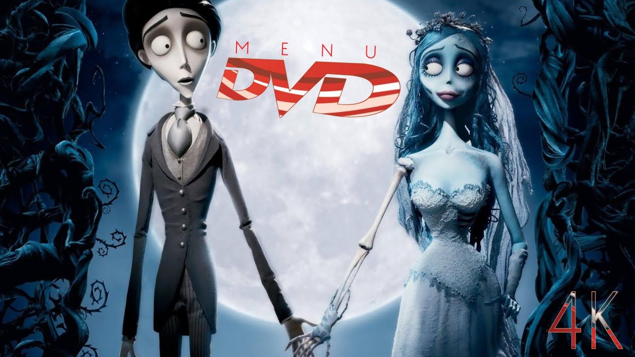 Menu de DVD-A Noiva-Cadáver (De 2005) Em 4K