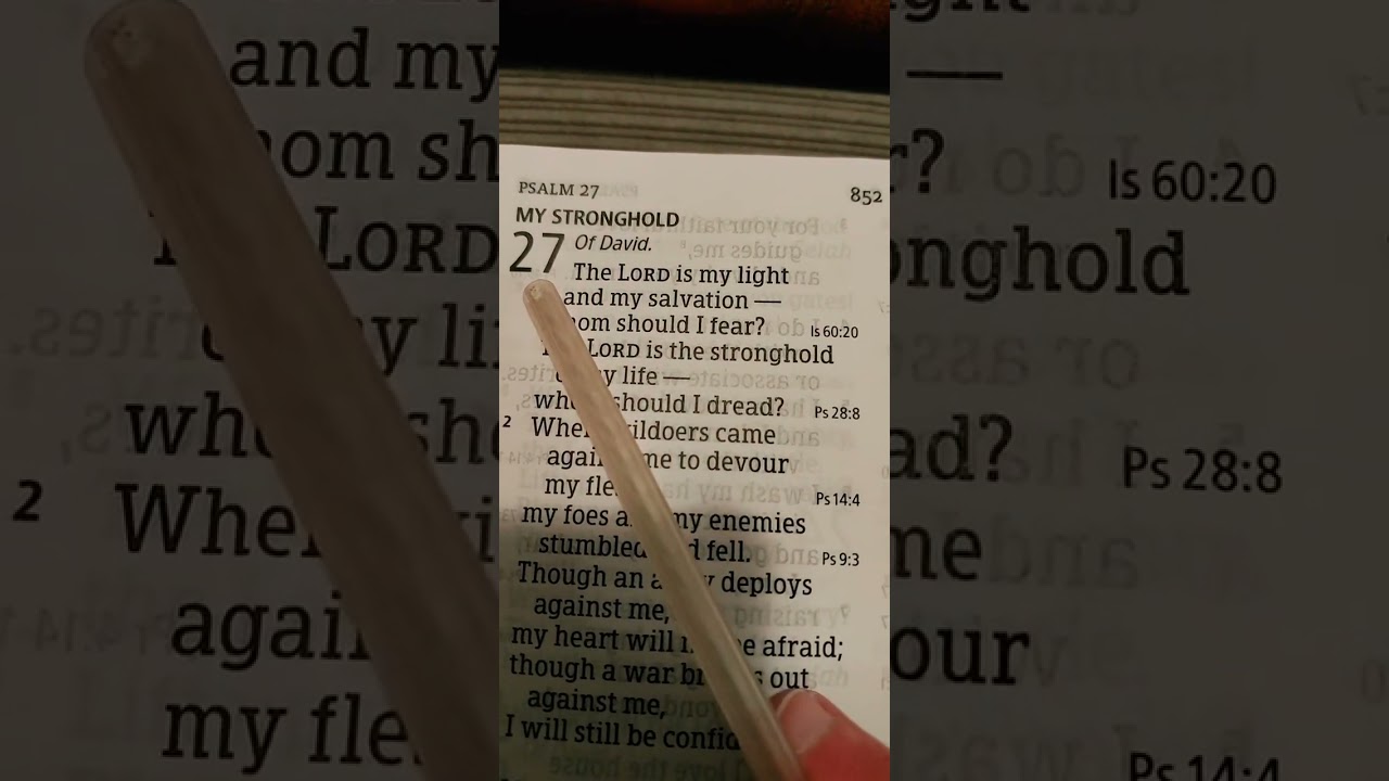 Psalms 109 and 27