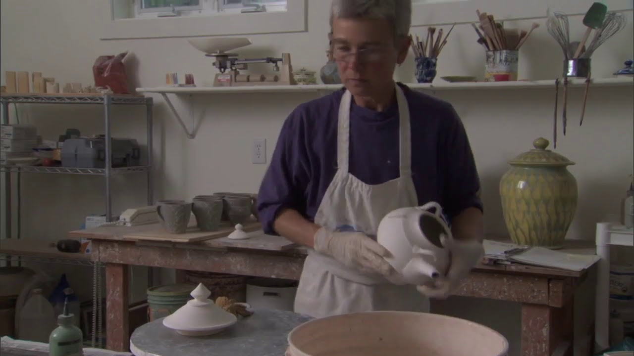 Glazing a Teapot with Potter Sarah Jaeger