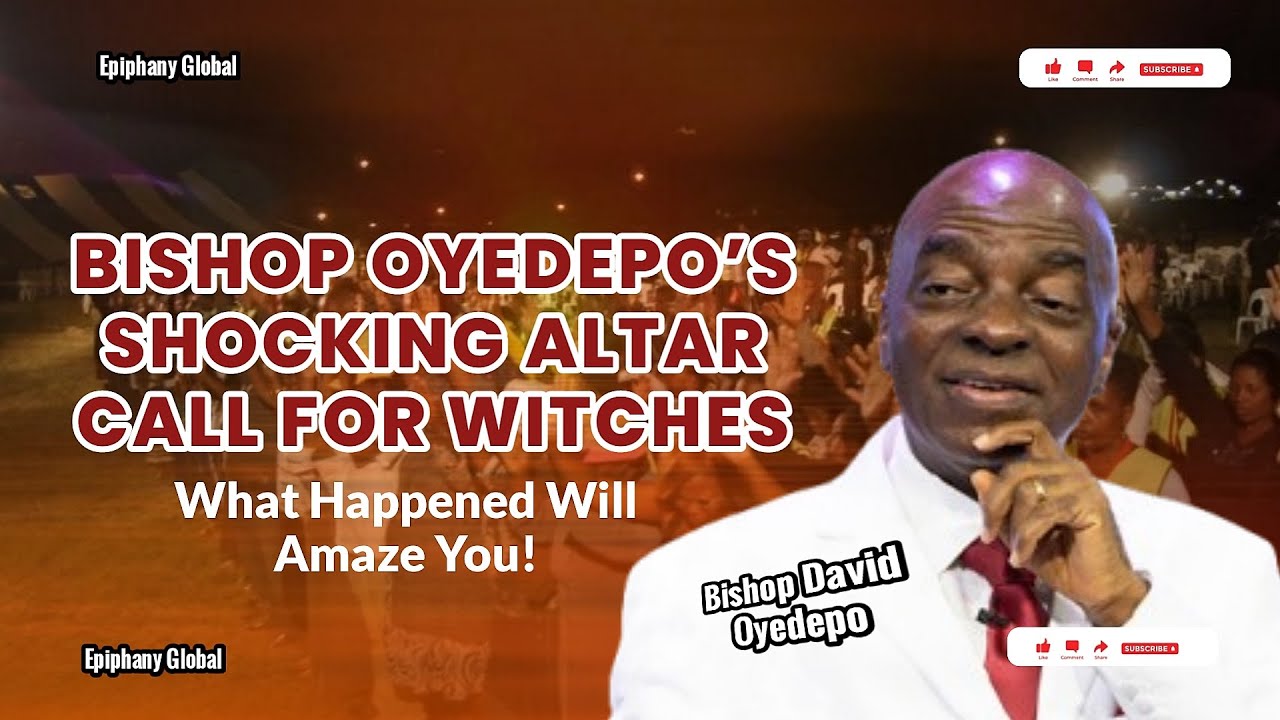 Bishop Oyedepo’s Shocking Altar Call for Witches – What Happened Will Amaze You!