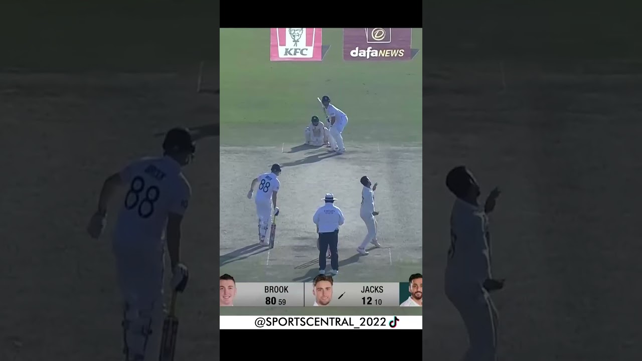 6 - 6 - 6 | Will Jacks Strikes #Pakistan vs #England #UKsePK #SportsCentral #Shorts #PCB MY2L