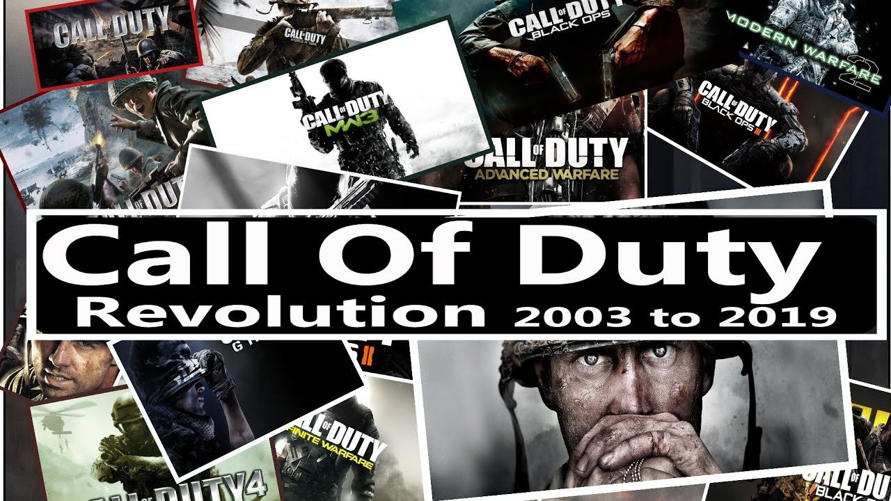 Call Of Duty Evolution 2003 to 2019  with Min.system  requirements