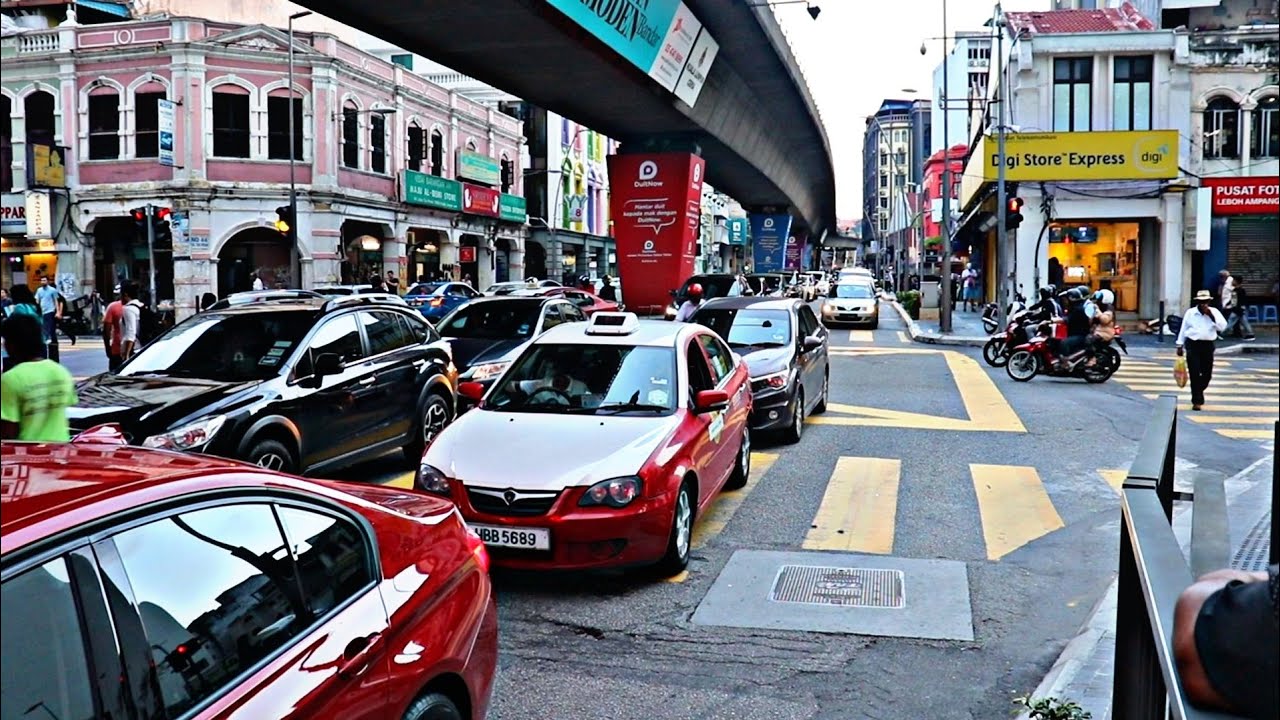 Kualalumpur Street Walk, Malaysia Street View, KLCC Malaysia, Petronas Kl, Malaysia Road PJ Old Down