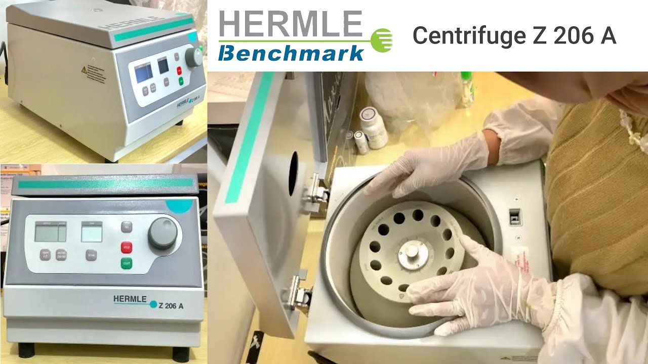 Centrifuge dari Jerman praktis dan mudah dioperasikan : Hermle Z 206 A