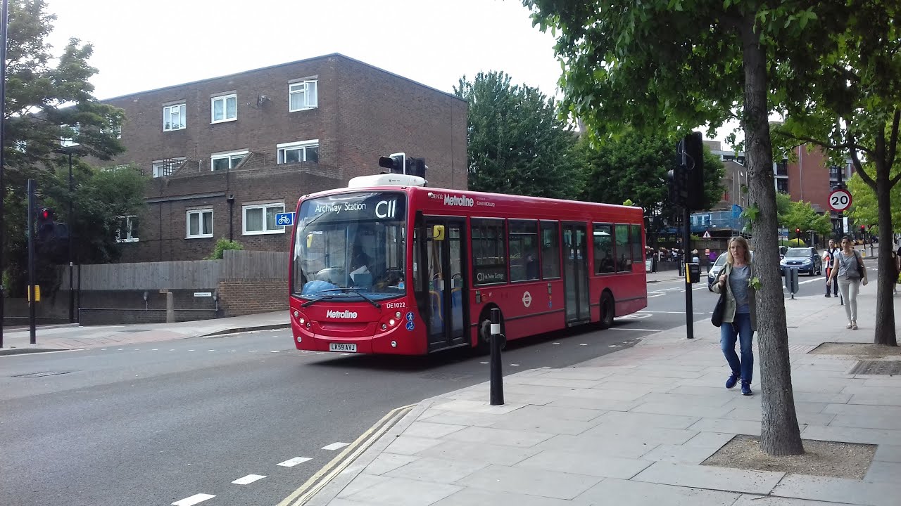 Full Route Visual | London Bus Route C11 Brent Cross Shopping Centre to Archway LK59AVJ DE1022