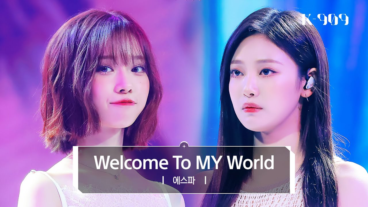 [4K/최초공개] 에스파 (aespa) - Welcome To MY World l @JTBC K-909 230513 방송