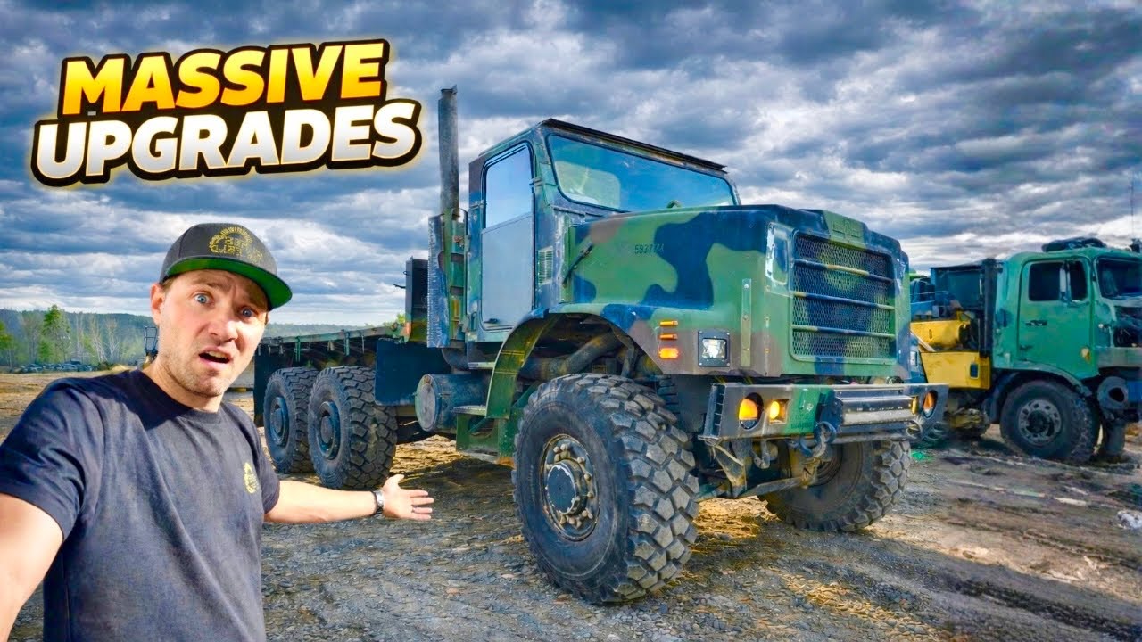 we transformed my $4400 6X6 MTVR truck into the ultimate hauling machine!!!!