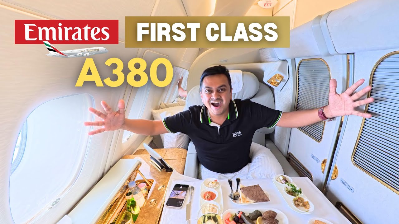 Emirates A380 First Class Experience | Unbelievable Luxury from Bangkok to Hong Kong